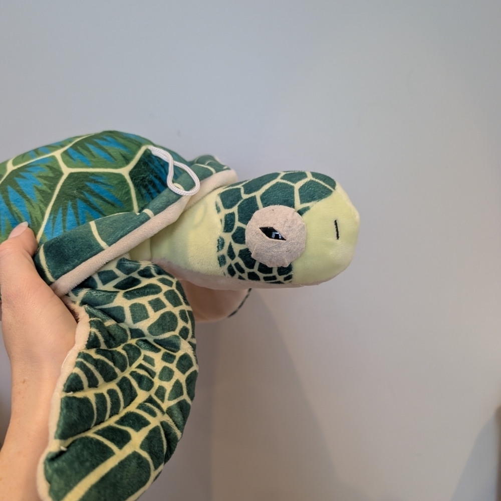 Green and Blue Sea Turtle Plush - Picture 10 of 10